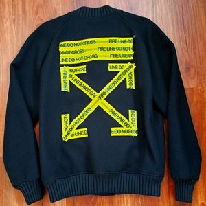 Off White bomber sweater
